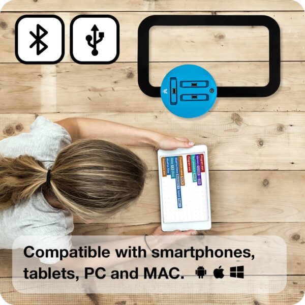 Compatible with smartphones, tablets, PC and MAC.